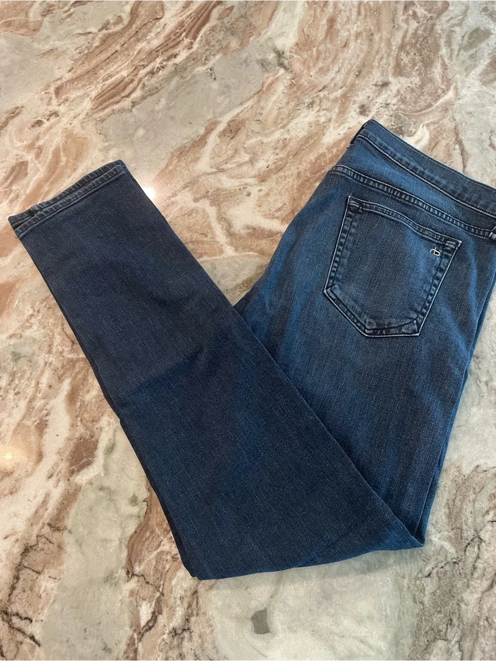 Rag and Bone Fit 2 Slim Dark Wash Mens Demin Jeans Size 34 Bayview Rag & Bone